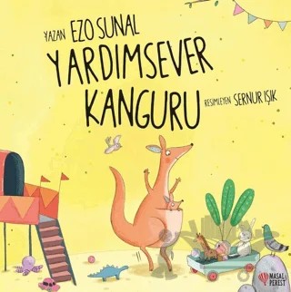 Yardımsever Kanguru – Ezo Sunal – Masalperest kitap kapağı