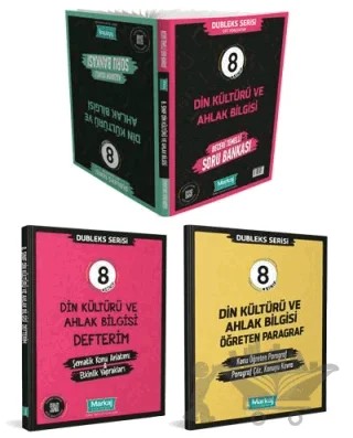 8. Sınıf Dubleks Serisi Din Kültürü ve Ahlak Bilgisi Seti – Kolektif – Markaj Yayınları kitap kapağı