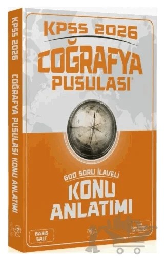 2026 KPSS Coğrafya Pusulası Konu Anlatımı – Barış Salt – CBA Akademi kitap kapağı