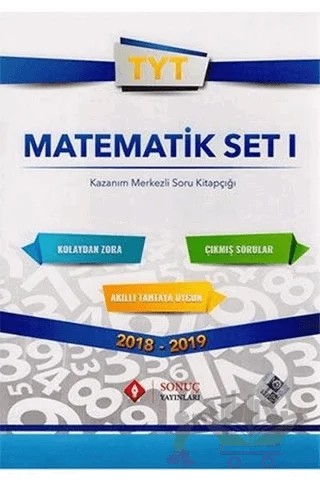 YKS / TYT Matematik Seti - 1 2018-2019 – Kolektif – Sonuç Yayınları kitap kapağı