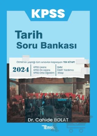 KPSS Tarih Soru Bankası – Cahide Bolat – Temsil Kitap kitap kapağı