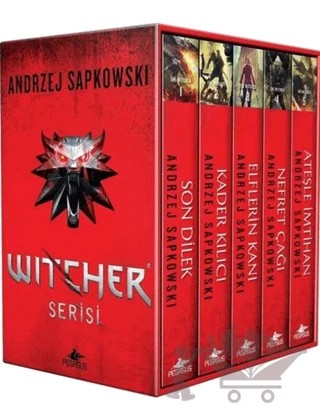 The Witcher Serisi Kutulu Özel Set (5 Kitap) – Andrzej Sapkowski – Pegasus Yayınları kitap kapağı