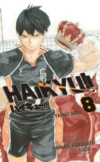 Eski Yalnız Kral - Haikyu!! Cilt 8 – Haruiçi Furudate – Gerekli Şeyler Yayıncılık kitap kapağı