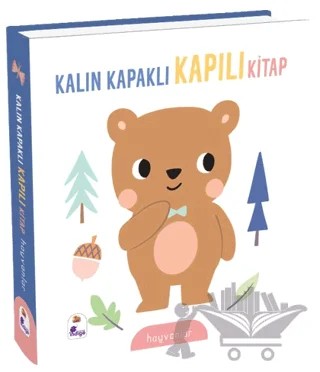 Kalın Kapaklı Kapılı Kitap - Hayvanlar – Kolektif – İndigo Çocuk kitap kapağı