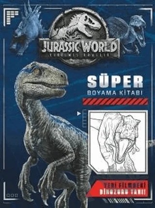 Jurassic World - Süper Boyama Kitabı – Kolektif – Doğan Egmont Yayıncılık kitap kapağı