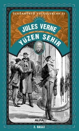Yüzen Şehir – Jules Verne – Alfa Yayınları kitap kapağı