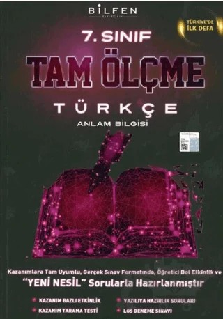 7. Sınıf Türkçe Tam Ölçme Yeni – Kolektif – Bilfen Yayıncılık kitap kapağı