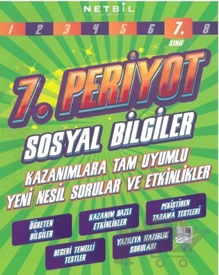 7. Sınıf Sosyal Bilgiler 7. Periyot – Kolektif – Netbil Yayıncılık kitap kapağı