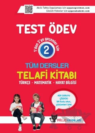 2. Sınıf Telafi Kitabı - Test Ödev – Kolektif – Proje Yayınları kitap kapağı