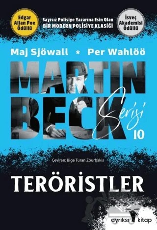 Teröristler - Martin Beck Serisi 10 – Maj Sjöwall, Per Wahlöö – Ayrıksı Kitap kitap kapağı