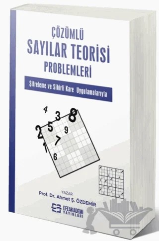 Çözümlü Sayılar Teorisi Problemler – Ahmet Şükrü Özdemir – Efe Akademi Yayınları kitap kapağı