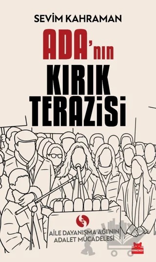 Ada'nın Kırık Terazisi – Sevim Kahraman – Kırmızı Kedi Yayınevi kitap kapağı