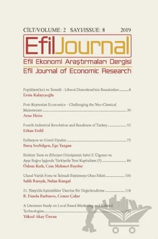 Efil Ekonomi Araştırmaları Dergisi Cilt: 2 Sayı: 8 – Efil Journal Dergisi kitap kapağı