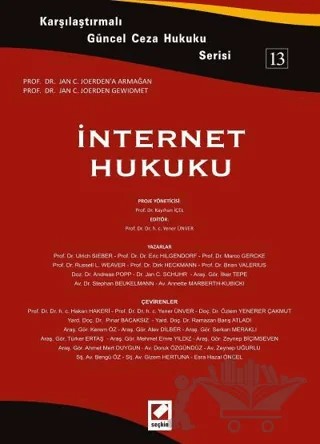 İnternet Hukuku – Yener Ünver – Seçkin Yayıncılık kitap kapağı