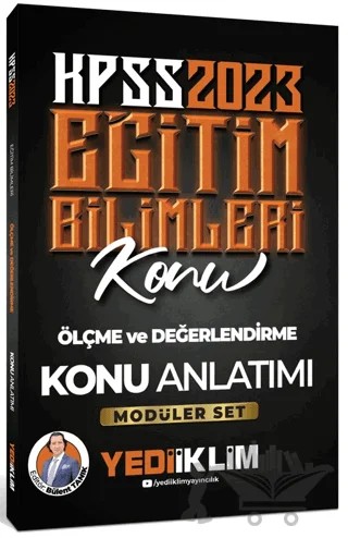 2023 KPSS Eğitim Bilimleri Ölçme ve Değerlendirme Konu Anlatımı (Modüler Set İçerisindeki) – Bülent Tanık – Yediiklim Yayınları kitap kapağı