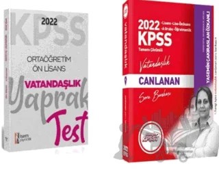 2022 Hangi KPSS Vatandaşlık Soru Bankası - İsem Lise Ön Lisans Vatandaşlık Yaprak Test 2si Bir Arada – Kolektif – Hangi KPSS Yayınları kitap kapağı