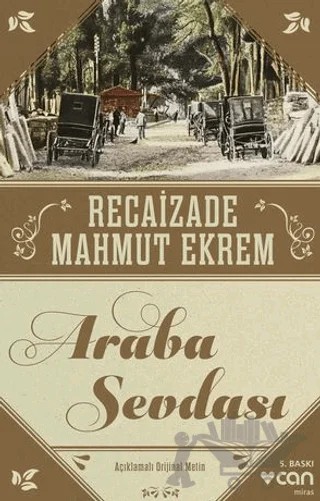 Araba Sevdası – Recaizade Mahmut Ekrem – Can Yayınları kitap kapağı
