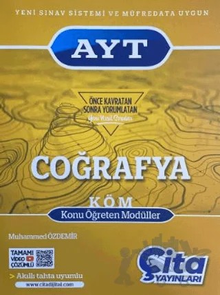 AYT Coğrafya Konu Öğreten Modüller – Muhammed Özdemir – Çita Yayınları kitap kapağı