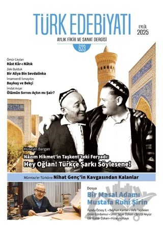 Türk Edebiyatı Aylık Fikir ve Sanat Dergisi Sayı: 623 Eylül 2025 – Türk Edebiyatı Dergisi kitap kapağı