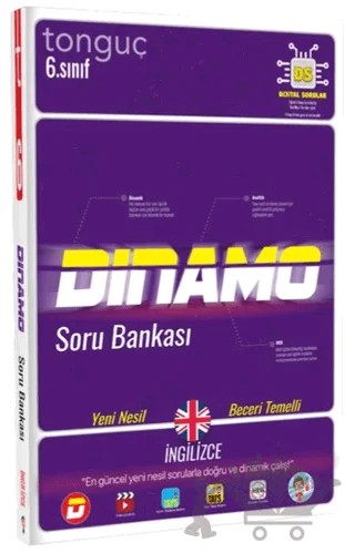 6. Sınıf Dinamo İngilizce Soru Bankası – Kolektif – Tonguç Akademi kitap kapağı