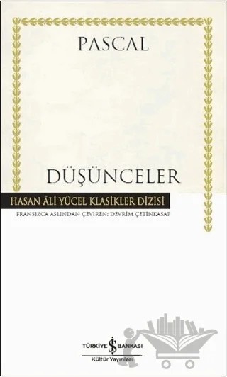 Düşünceler – Blaise Pascal – İş Bankası Kültür Yayınları kitap kapağı