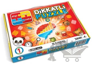Dikkatli Puzzle 7 Yaş Üzeri – Osman Abalı – Adeda Yayınları kitap kapağı