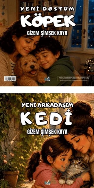 Yeni Arkadaşım Kedi – Gizem Şimşek Kaya – İzan Yayıncılık kitap kapağı