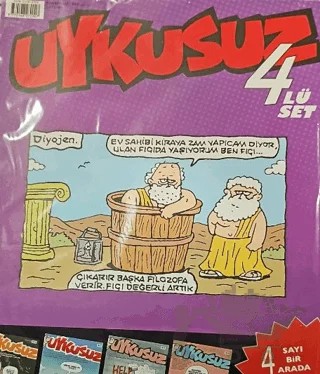 Uykusuz Dergisi 4"lü Set 2024 - 2 – Mürekkep Basın Yayın kitap kapağı