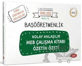2022 ÖKBS Başöğretmenlik Kolay Anlaşılır MEB Çalışma Kitabı Özetin Özeti – Kolektif – Data Yayınları kitap kapağı