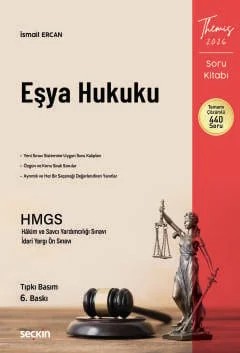 THEMIS – Eşya Hukuku Soru Kitabı Tıpkı Basım – İsmail Ercan – Seçkin Yayıncılık kitap kapağı