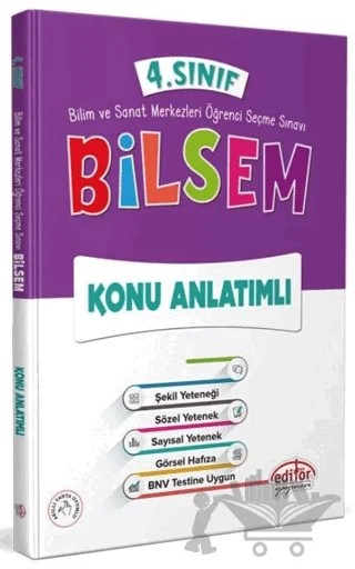 4. Sınıf Bilsem Konu Anlatımlı - – Kolektif – Editör Yayınevi kitap kapağı