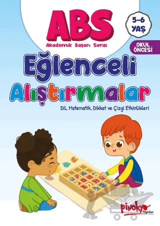 ABS 5-6 Yaş Eğlenceli Alıştırmalar – Buçe Dayı – Pinokyo Yayınları kitap kapağı