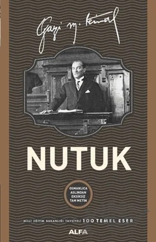 Nutuk (Osmanlıca Tam Metin) – Mustafa Kemal Atatürk – Alfa Yayınları kitap kapağı