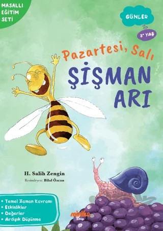 Pazartesi, Salı Şişman Arı – H. Salih Zengin – Minika kitap kapağı