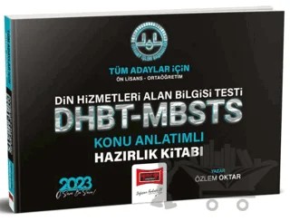 2023 DHBT - MBSTS Diyanet İşleri Başkanlığı Tüm adaylar İçin Din Hizmetleri Alan Bilgisi Testi Konu Anlatımlı Hazırlık Kitabı Yargı Yayınları – Özlem Oktar – Yargı Yayınevi kitap kapağı