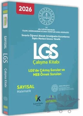 2026 8. Sınıf MEB Örnek Soruları LGS Matematik Çalışma Kitabı – Kolektif – Kapı Yayınları kitap kapağı