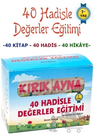 40 Hadisle Değerler Eğitimi – Ekrem Bektaş – Pırıltı Kitapları - Erkam kitap kapağı