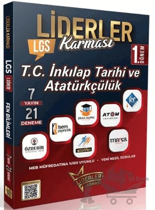 LGS 1.Dönem İnkılap Tarihi Denemeleri 7 Yayın 21 Deneme – Kollektif – Liderler Karması Yayınları kitap kapağı