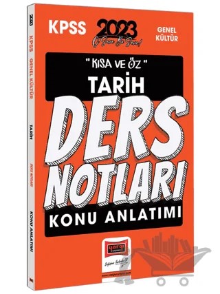 Yargı Yayınları 2023 KPSS Kısa ve Öz Tarih Konu Anlatımı Ders Notları – Kolektif – Yargı Yayınevi kitap kapağı