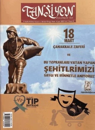 Tansiyon Aylık Kültür Sanat ve Aktüel Dergisi Sayı: 8 Mart - Nisan 2023 – Dilkitap Yayınları kitap kapağı