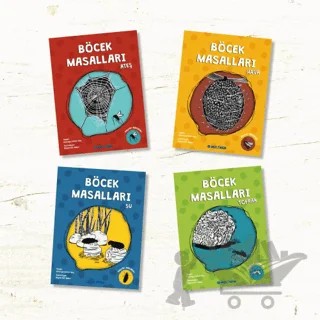 Böcek Masalları Seti – Hüsniye Gülsev Koç – Multibem Yayınları kitap kapağı