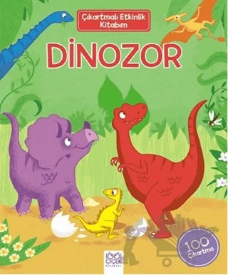 Dinozor - Çıkartmalı Etkinlik – David Hitch – 1001 Çiçek Kitaplar kitap kapağı