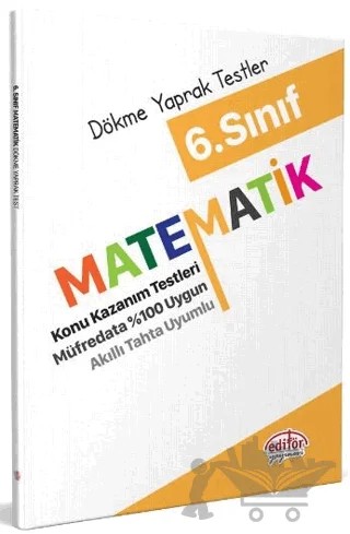 6. Sınıf Matematik Dökme Yaprak Testler – Kolektif – Editör Yayınevi kitap kapağı
