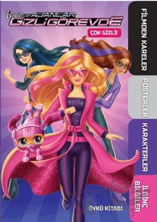 Barbie ve Ajanlar Gizli Görevde - Çok Gizli – Kolektif – Doğan Egmont Yayıncılık kitap kapağı