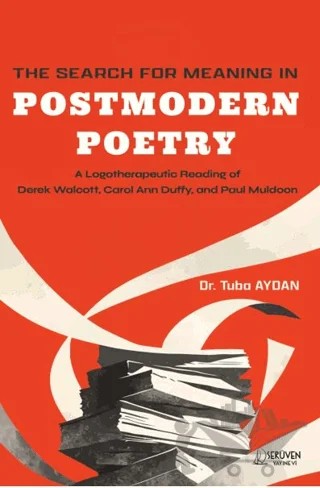 The Search For Meaning in Postmodern Poetry – Tuba Aydan – Serüven Yayınevi kitap kapağı