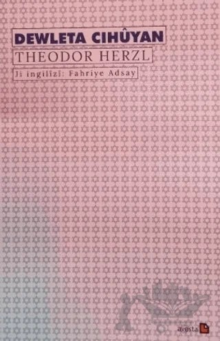Dewleta Cihuyan – Theodor Herzl – Avesta Yayınları kitap kapağı
