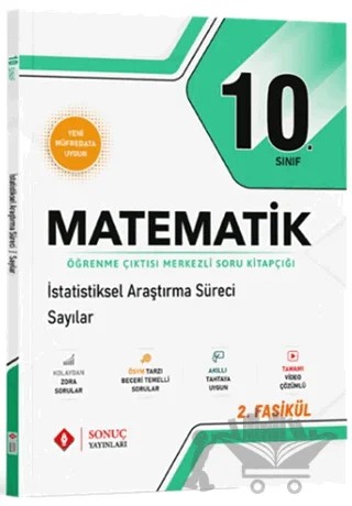 10. Sınıf Matematik İstatistiksel Araştırma Süreci ve Sayılar – Kolektif – Sonuç Yayınları kitap kapağı