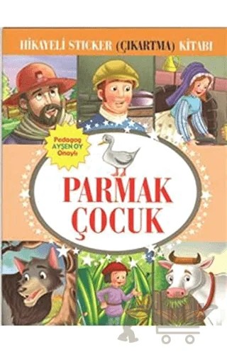 Hikayeli Sticker (Çıkartma) Kitabı - Parmak Çocuk – Kolektif – Çocuk Gezegeni kitap kapağı