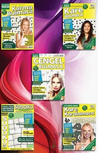 Maxi Bulmaca 5'li Set 04 – Kolektif – Maxi Yayıncılık kitap kapağı
