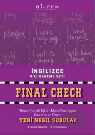 8. Sınıf İngilizce Final Check 8'li Deneme Seti – Kolektif – Bilfen Yayıncılık kitap kapağı